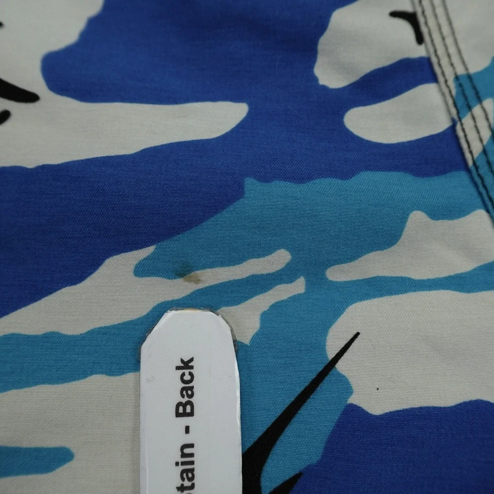 Pelagic Board Shorts‎ Mens 36 Camo Blue White Black Swim Trunks Fishing